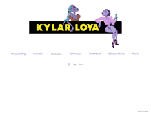 Tablet Screenshot of kylarloya.com